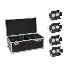 EUROLITE Set 4x LED CBB-2 WW/CW Fairlight + Case