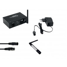 EUROLITE Set freeDMX AP Wi-Fi Interface + QuickDMX Funksender + DMX Kabel