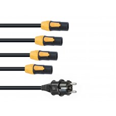 EUROLITE IP T-Con Netzkabel 1-4, 3x2,5mm²