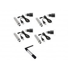 EUROLITE Set QuickDMX 1x Sender + 4x AKKU Empfänger