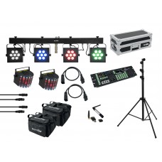 EUROLITE Set LED KLS-3002 + Laser Derby Mobile Bundle