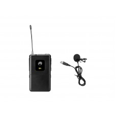 OMNITRONIC UHF-E Serie Taschensender 828,6MHz + Lavaliermikrofon