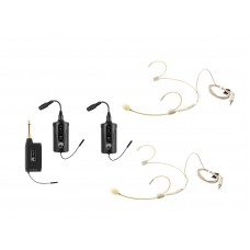 OMNITRONIC Set FAS TWO + 2x BP + 2x Headset 660-690Mhz