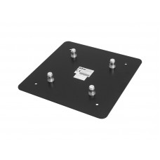 ALUTRUSS QUADLOCK Endplatte M10-Konus Male 50cm x 50cm sw