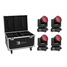 FUTURELIGHT Set 4x EYE-740 MK2 + Case mit Rollen