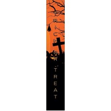 EUROPALMS Halloween Banner, Geisterhaus, 2er-Set, 30x180cm