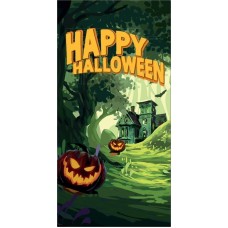 EUROPALMS Halloween Banner, Geisterwald, 90x180cm