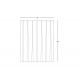 Wentex Pipes & Drapes Vorhang Satin, weiß, 3x4m,165g/m²