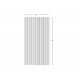 Wentex Pipes & Drapes Vorhang Fadenvorhang, 3x6m, 220g/m², schw.