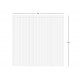 Wentex Pipes & Drapes Vorhang Fadenvorhang, 3x3m, 220g/m², weiß