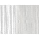 Wentex Pipes & Drapes Vorhang Fadenvorhang, 3x4m, 220g/m², weiß