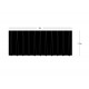 Wentex Pipes & Drapes Vorhang Molton, 3x1.2m, 300g/m², schw.