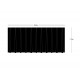 Wentex Pipes & Drapes Vorhang Satin, 2.8x1.2m,165g/m², schwarz