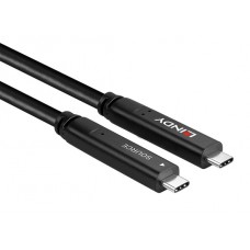 Lindy 43333 Hybrid Video USB C Kabel, 10m