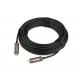 Kramer CLS-AOCU31/CC-15 USB Glasfaser Kabel, schwarz, 4.6m
