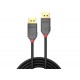 Lindy 36486 DisplayPort-Kabel, 10.0m, 4K, Anthra Line