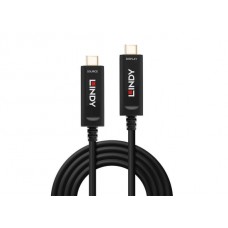 Lindy 38505 Hybrid Video USB C Kabel, 30m