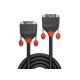 Lindy 36258 DVI-D Single Link Kabel, 5.0m, Black Line