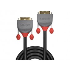 Lindy 36223 DVI-D Dual Link Kabel, 3.0m, Anthra Line