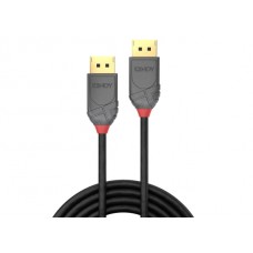 Lindy 36481 DisplayPort-Kabel, 1.0m, 8K, Anthra Line