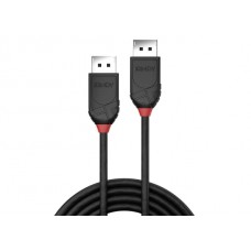 Lindy 36490 DisplayPort-Kabel, 0.5m, 4K, Black Line