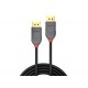 Lindy 36480 DisplayPort-Kabel, 0.5m, 8K, Anthra Line