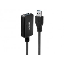 Lindy 43155 USB 3.0 Aktiv Verlängerungskabel, 5m