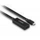 Lindy 43364 USB 3.2 Aktiv Verlängerungskabel, 5m, 10Gbit/s, USB-C Male / USB-C Female