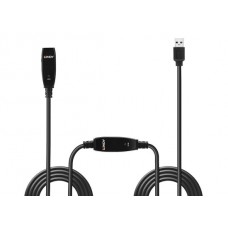 Lindy 43322 USB 3.0 Aktiv-Verlängerungskabel, 15.0m
