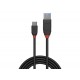 Lindy 36916 USB-Kabel, 1.0m, Black Line, USB C 3.1, USB A 3.1