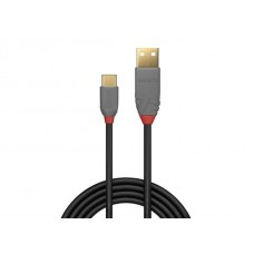 Lindy 36887 USB-Kabel, 2.0m, Anthra Line, USB A 2.0, USB C 2.0