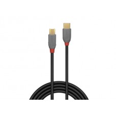 Lindy 36892 USB-Kabel, 2.0m, Anthra Line, USB C 2.0, USB Micro-B