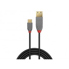 Lindy 36897 USB Adapterkabel, 0.15m, Anthra Line, USB C 2.0