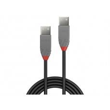 Lindy 36694 USB-Kabel, 3.0m, Anthra Line, USB A 2.0, USB A 2.0