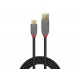 Lindy 36910 USB-Kabel, 0.5m, Anthra Line, USB C 3.1, USB A 3.1