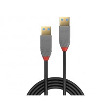 Lindy 36751 USB-Kabel, 1.0m, Anthra Line, USB A 3.0, USB A 3.0