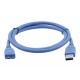 Kramer C-USB3/MicroB-3 USB Kabel, 0.9m, BLAU