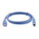 Kramer C-USB3/AB-3 USB Kabel, 0.9m, BLAU