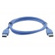 Kramer C-USB3/AA-6 USB Kabel, 1.8m, BLAU