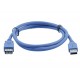 Kramer C-USB3/AAE-3 USB Kabel, 0.9m, BLAU