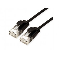 Roline Green, CAT6A-Patchkabel, UTP,  0.5m, schwarz