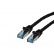 Roline CAT6A-Netzwerkkabel / Patchkabel, S/FTP,  1m, schwarz