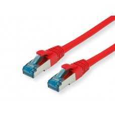 Value CAT6A-Netzwerkkabel, S/FTP, 1m, rot