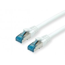 Value CAT6A-Netzwerkkabel, S/FTP, 1m, weiß