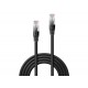 Lindy 45601 CAT6-Netzwerkkabel, S/FTP, 0.5m, schwarz