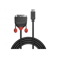 Lindy 36280 Video-Adapterkabel, 0.5m, Black Line, Mini HDMI,DVI-D