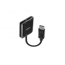 Lindy 38430 2 Port DisplayPort 1.2 Hub /Splitter