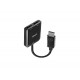 Lindy 38430 2 Port DisplayPort 1.2 Hub /Splitter