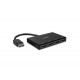 Lindy 38431 4 Port DisplayPort 1.2 Hub / Splitter