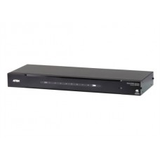 ATEN VS0108HB HDMI Splitter, 8 Ports, 19'', 1HE, 4K, 3D, 18Gbps, IN: 1x HDMI / 1x RS-232, OUT: 8x HDMI